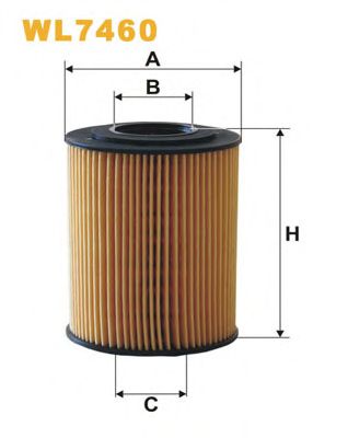 WIX FILTERS wl7460 -  Фильтр масляный двигателя